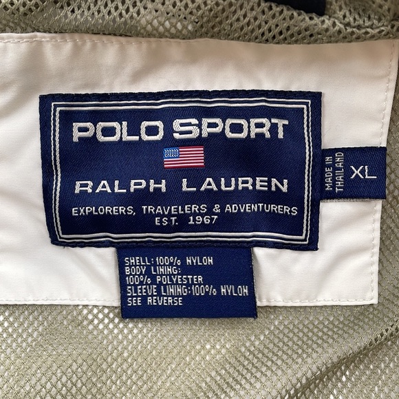 MEN Vintage Polo Sport Sportsman Rain Jacket - Picture 16 of 16